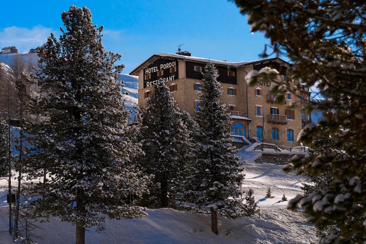 Hotel Pordoi Passo Pordoi Vegetarian Hotel كنازاي المظهر الخارجي الصورة